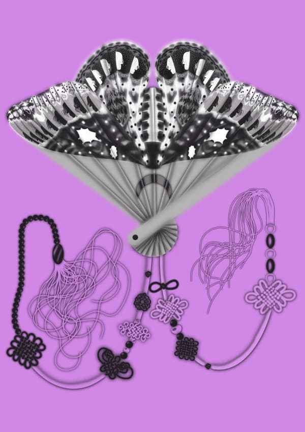Purple object study from the SITI application collage